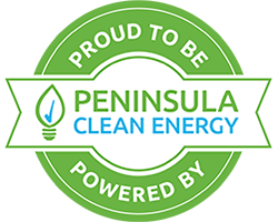 proud to be powered by Peninsula Clean Energy